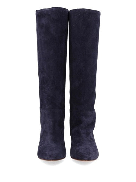 Stivale alto in suede