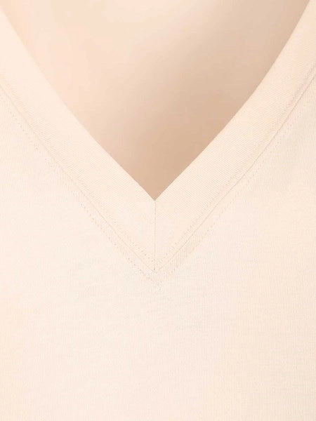 T-shirt a V cotone Supima