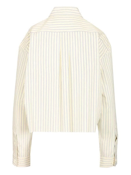 Camicia in popeline a righe