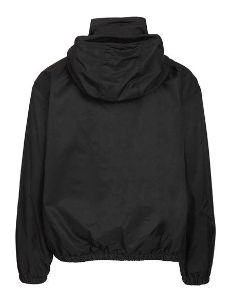 Giacca a vento in twill di nylon