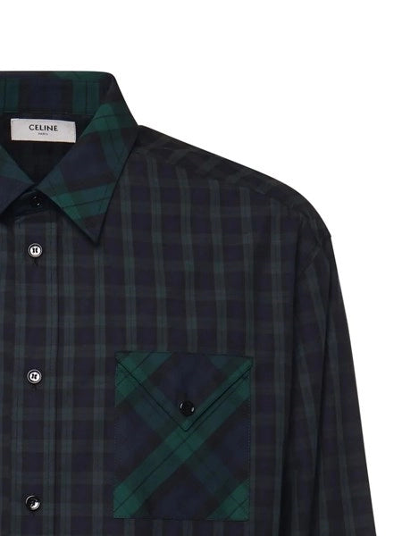 Camicia in cotone a quadri