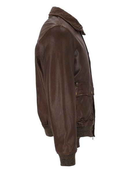 Bomber in pelle