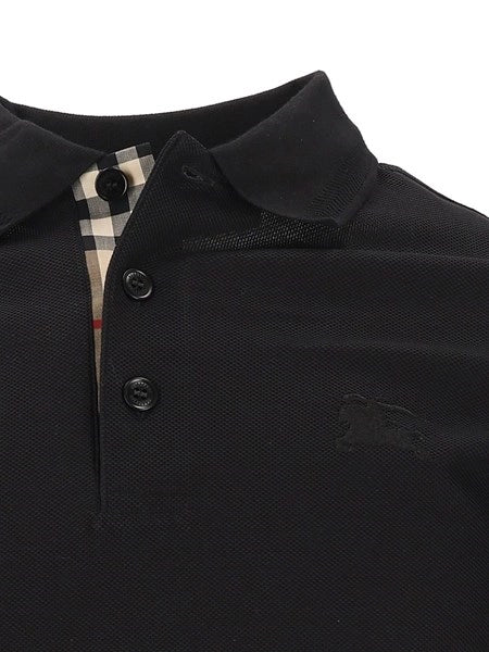 Polo in cotone a manica lunga