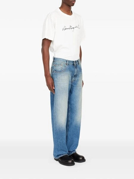 Jeans a gamba dritta