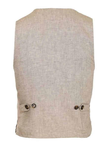 Gilet in suede