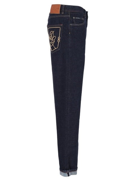 Jeans con ricamo