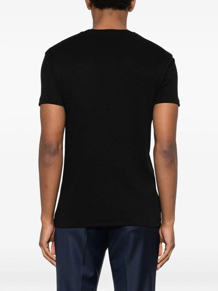 T-shirt a costine traforate
