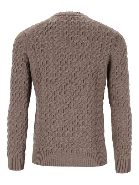 Maglione a trecce