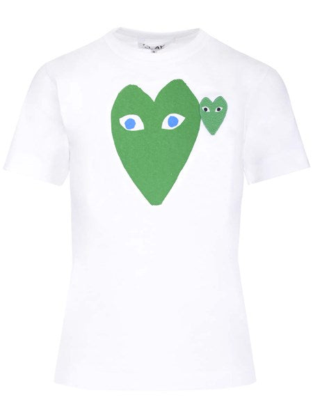 T-shirt cuore verde