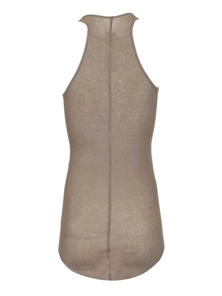 Top in cotone a coste