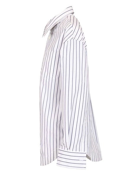 Camicia ampia a righe