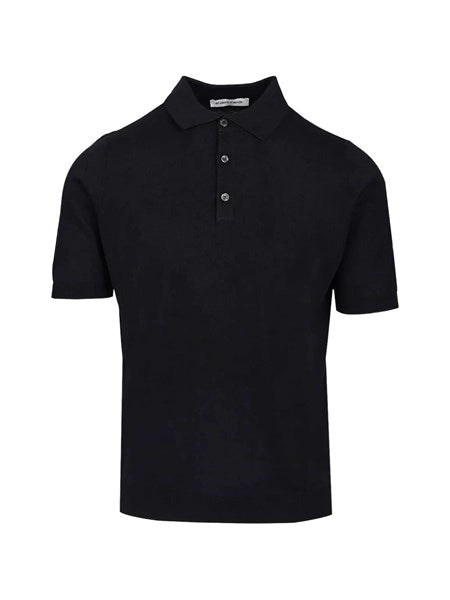 Polo in seta e cashmere