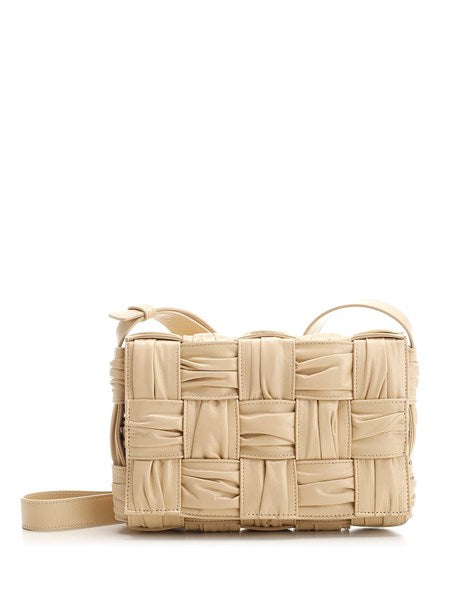 Borsa a spalla "Cassette" beige