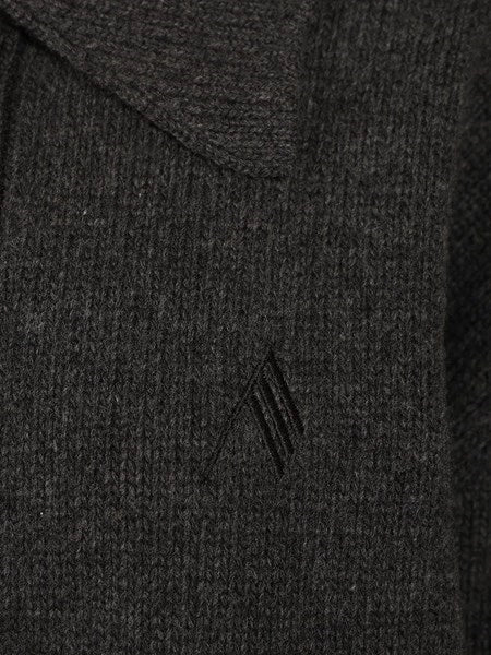 Cardigan con logo ricamato