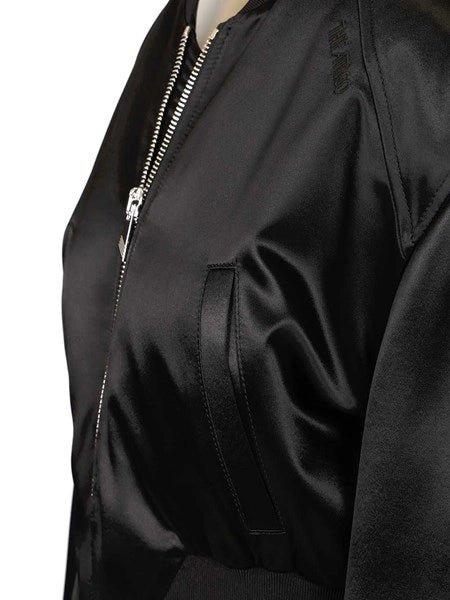 Bomber in satin