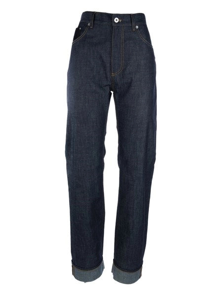 Jeans con tasca intrecciata
