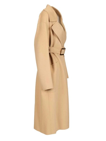 Cappotto a vestaglia in pura lana