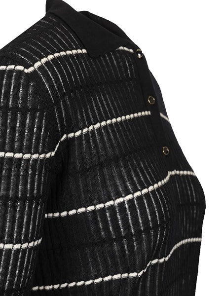Maglia in filato di lana e seta