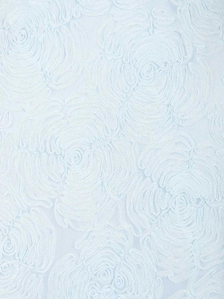 Abito lungo jacquard a fantasia floreale