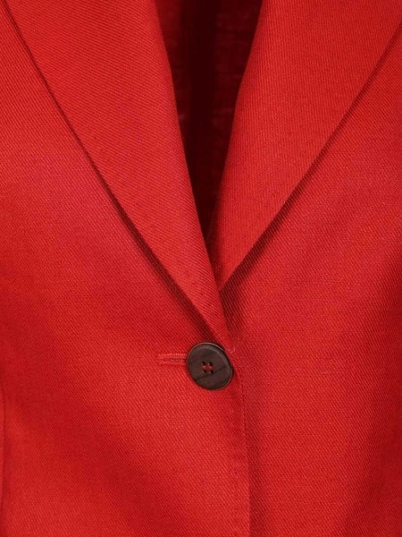 Blazer monopetto in lino