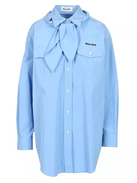 Camicia over in popeline