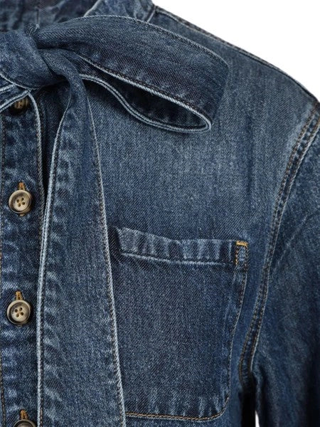 Camicia con fiocco