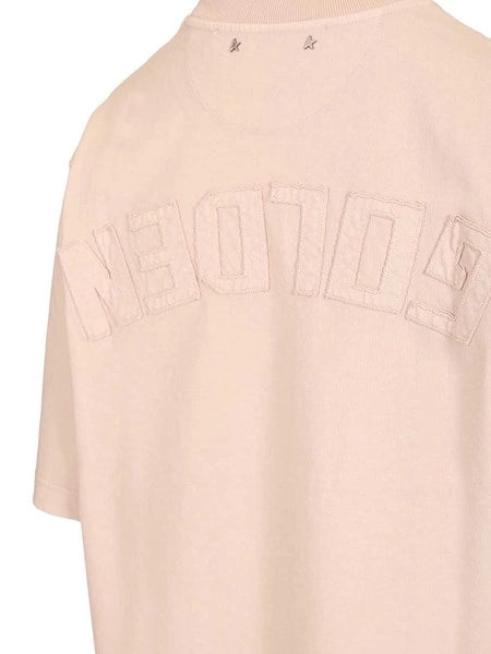 T-shirt con logo reverse sul retro