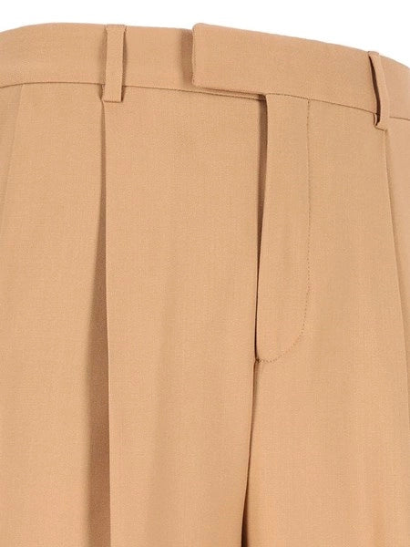 Pantaloni Jazz in gabardine di lana stretch