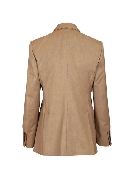 Blazer doppiopetto in twill di lana "Cupola"