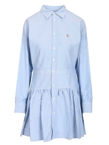 Abito chemisier in cotone Oxford