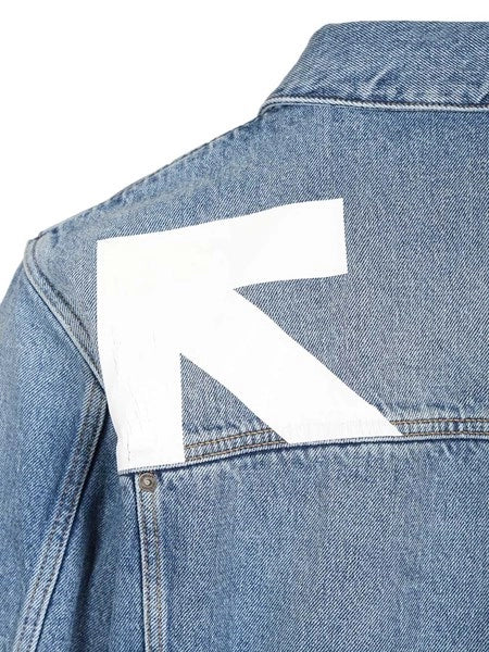 Giacca denim half arrow