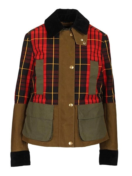 Giacca in ripstop tartan