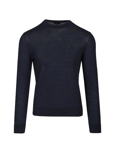 Maglione in lana e seta