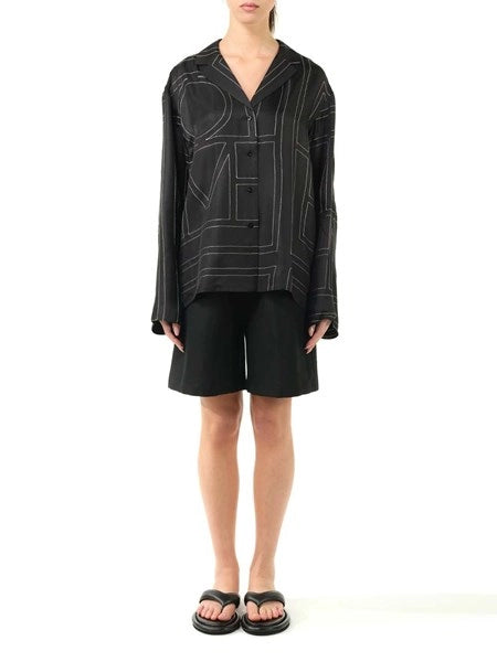 Camicia in twill di seta