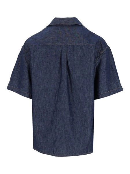 Camicia a maniche corte in cotone