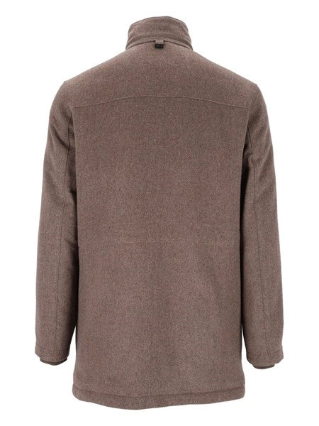 Caban in lana e cashmere