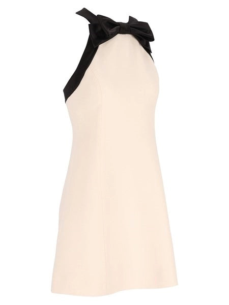 Abito Corto In Crepe Couture