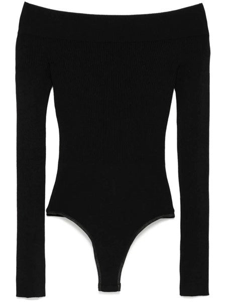 Body in maglia a coste