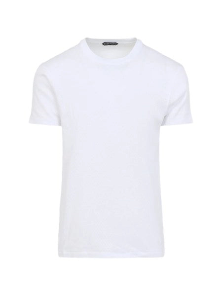 T-shirt a costine traforate