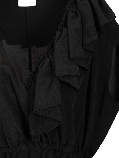 Top in jersey con cintura