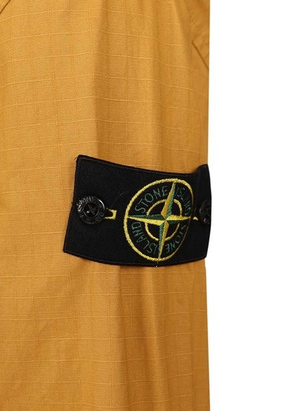 Overshirt in ripstop di cotone trattato con resina