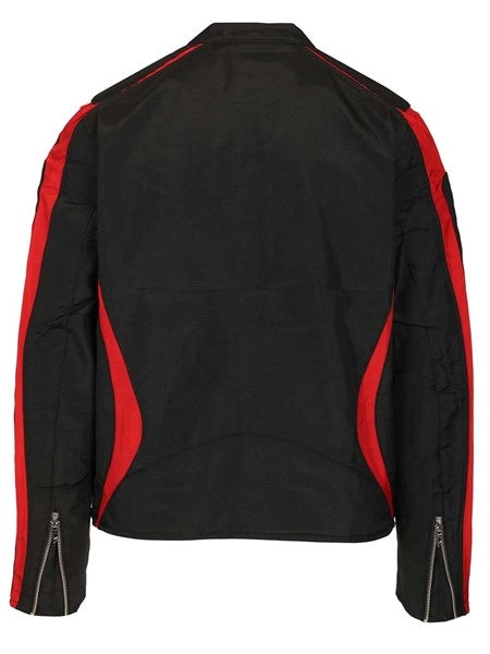 Giacca biker in nylon