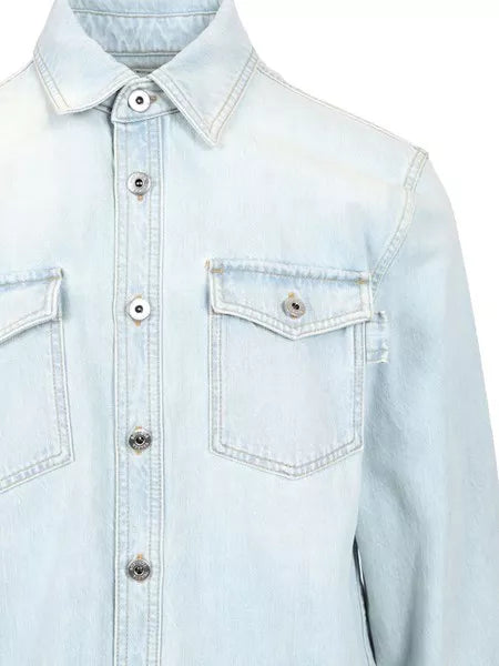 Overshirt in denim Extra Bleach