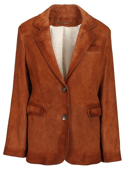 Blazer in suede