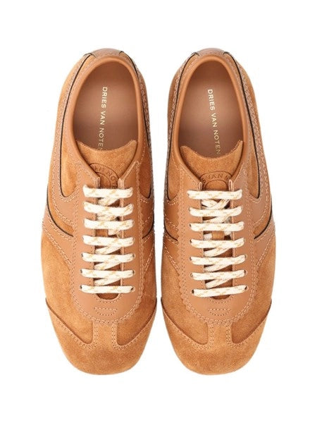 Sneakers in pelle e suede