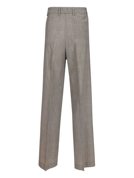 Pantaloni oversize in Principe di Galles