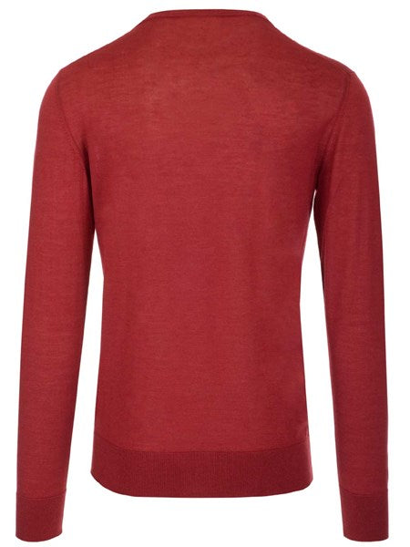 Maglia girocollo rossa