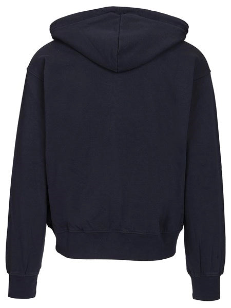 Felpa con cappuccio Slogan Zip