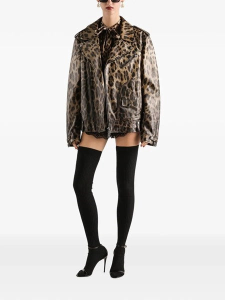 Camicia in chiffon stampa leopardo