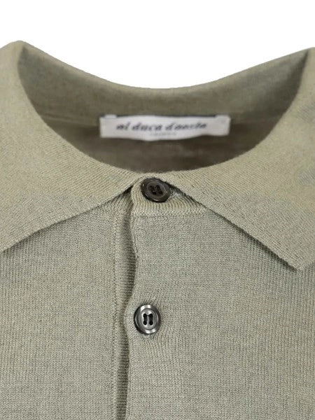 Polo in seta e cashmere